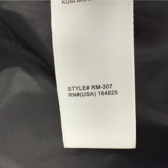 NWT Rebecca Minkoff Vegan Lambskin Leather Blazer Size M Black Single Breasted - Picture 11 of 12